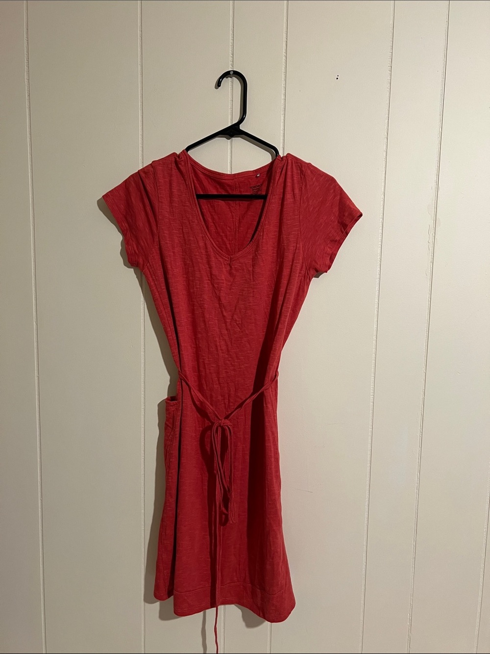 Toad & Co - Coral Short Sleeve Tie-Waist Dress - Size M